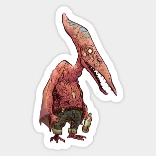 Pterahooligan Sticker